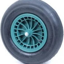 Kruiwagenwiel Standaard 4,80/4.00-8 |Luchtband | Gelagerd | Met As