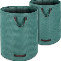 Gardebruk Tuinafvalzak - 2 Stuks 280L – 77x67cm/Opvouwbaar - Groen