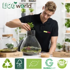 Ecoworld Vleesetende Planten Mix - DIY Ecosysteem Plant Set - 3 Vleesetende Planten - Met Terrarium Plant Venus Vliegenval Zonnedauw En Trompetbekerplant - Inclusief Substraat - Grond - Mos 13 Ecoworld Vleesetende Planten Mix - DIY Ecosysteem Plant Set - 3 Vleesetende Planten - Met Terrarium Plant Venus Vliegenval Zonnedauw En Trompetbekerplant - Inclusief Substraat - Grond - Mos -Planten Zorg Verkoop 1200x1200 132