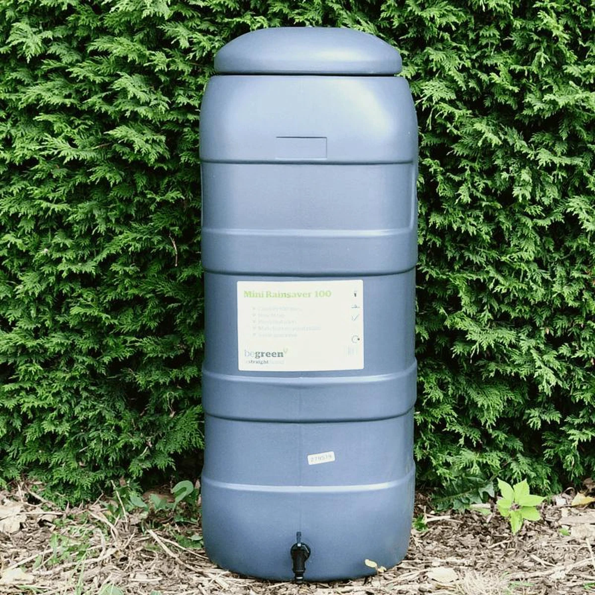 Regenton Rainsaver Antraciet 100 Liter + Voet 3 Regenton Rainsaver Antraciet 100 Liter + Voet - Afbeelding 3