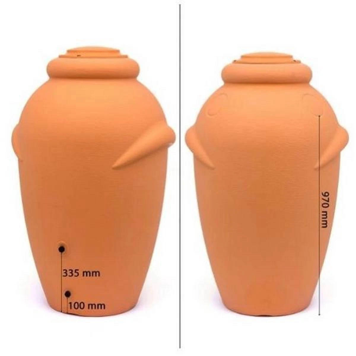 Regenton Terracotta - 360 Liter 4 Regenton Terracotta - 360 Liter - Afbeelding 4