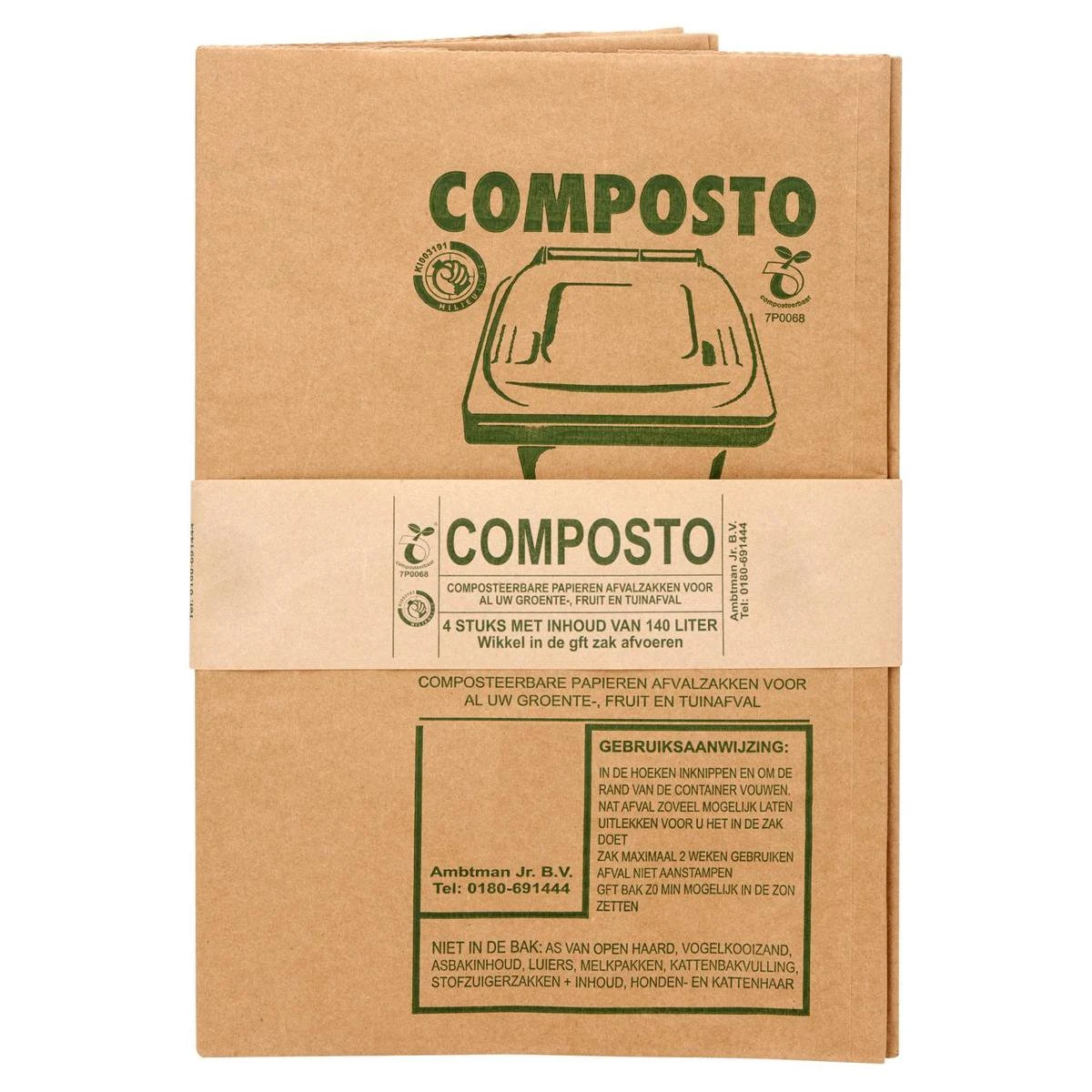 Composto GFT 140L Containerzak Set à 40 Stuks 1 Composto GFT 140L Containerzak Set à 40 Stuks