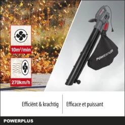 Powerplus POWEG9013 Elektrische Bladblazer - Bladzuiger En -versnipperaar - 3300W - Blazen - Zuigen - Versnipperen - Incl. 40L Opvangzak 8 Powerplus POWEG9013 Elektrische Bladblazer - Bladzuiger En -versnipperaar - 3300W - Blazen - Zuigen - Versnipperen - Incl. 40L Opvangzak -Planten Zorg Verkoop 1200x1200 471