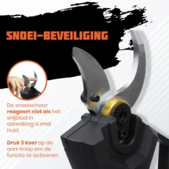 Reichlër® Elektrische Snoeischaar - 40 Mm Snijdiameter - 2x Accu - Anti-cut Functie - Heggenschaar - Takkenschaar - Zwart 11 Reichlër® Elektrische Snoeischaar - 40 Mm Snijdiameter - 2x Accu - Anti-cut Functie - Heggenschaar - Takkenschaar - Zwart -Planten Zorg Verkoop 1200x1200 541