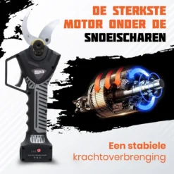 Reichlër® Elektrische Snoeischaar - 40 Mm Snijdiameter - 2x Accu - Anti-cut Functie - Heggenschaar - Takkenschaar - Zwart 13 Reichlër® Elektrische Snoeischaar - 40 Mm Snijdiameter - 2x Accu - Anti-cut Functie - Heggenschaar - Takkenschaar - Zwart -Planten Zorg Verkoop 1200x1200 542