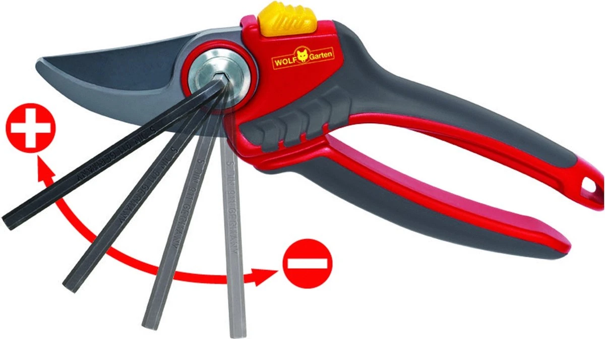WOLF-Garten Snoeischaar "Premium Plus" RR 4000 - Max. Knipdiameter 22 Mm - Links- En Rechtshandige - Softinleg Handgreep - Snijhoek 30° - Voor Grote Handen - Vervangbare Messen 3 WOLF-Garten Snoeischaar "Premium Plus" RR 4000 - Max. Knipdiameter 22 Mm - Links- En Rechtshandige - Softinleg Handgreep - Snijhoek 30° - Voor Grote Handen - Vervangbare Messen - Afbeelding 3