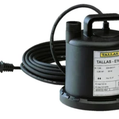 Tallas Vlakke Onderwaterpomp E 160 NA, Vlakke Aanzuiging Tot 3 Mm, 90 Watt
