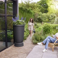 Elho Green Basics Regenton Plus 126 - Regenton Voor Kweken En Oogsten - Ø 70.5 X H 101.0 Cm - Zwart/Living Black -Planten Zorg Verkoop 1200x800 15
