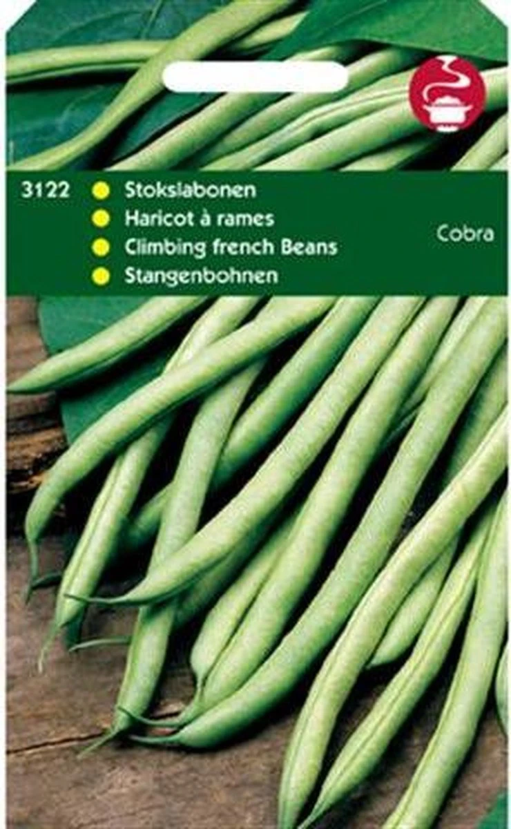 Hortitops Zaden - Stokslabonen Cobra 1 Hortitops Zaden - Stokslabonen Cobra