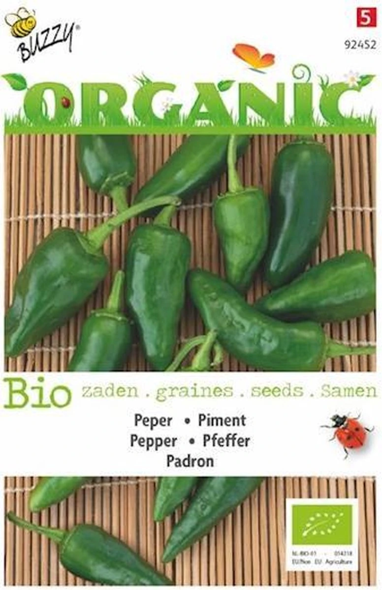 Buzzy Organic - Peper Padron BIO 1 Buzzy Organic - Peper Padron BIO