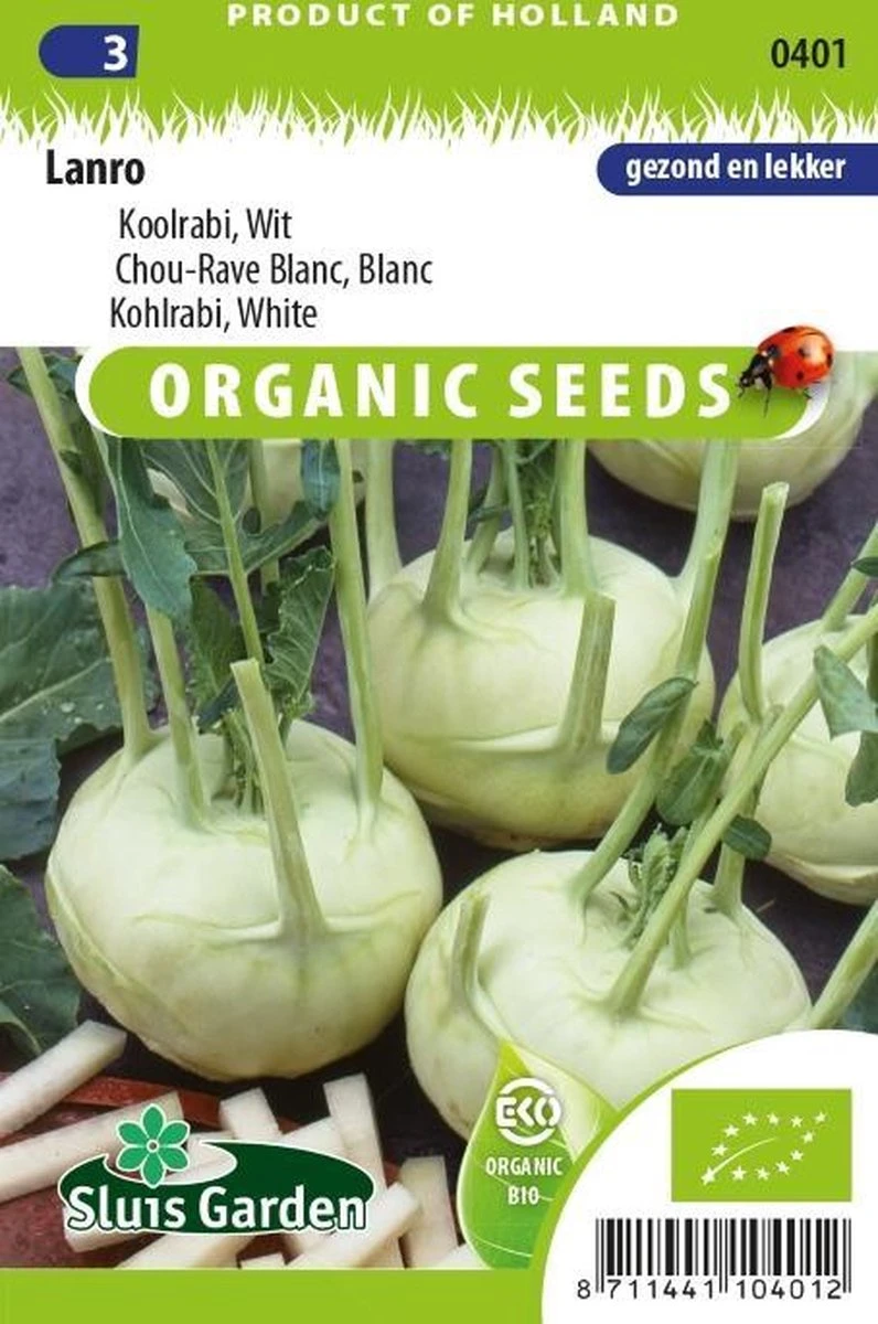 Sluis Garden - Koolrabi Lanro Biologisch 1 Sluis Garden - Koolrabi Lanro Biologisch