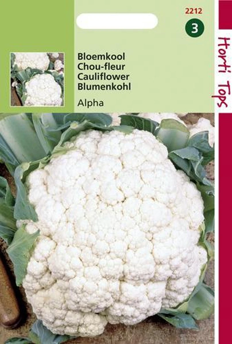 Hortitops Zaden - Bloemkool Alpha 7 1 Hortitops Zaden - Bloemkool Alpha 7