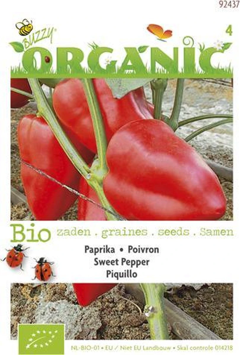 Buzzy® Organic - Paprika Piquillo Rood (BIO) 3 Buzzy® Organic - Paprika Piquillo Rood (BIO) - Afbeelding 3