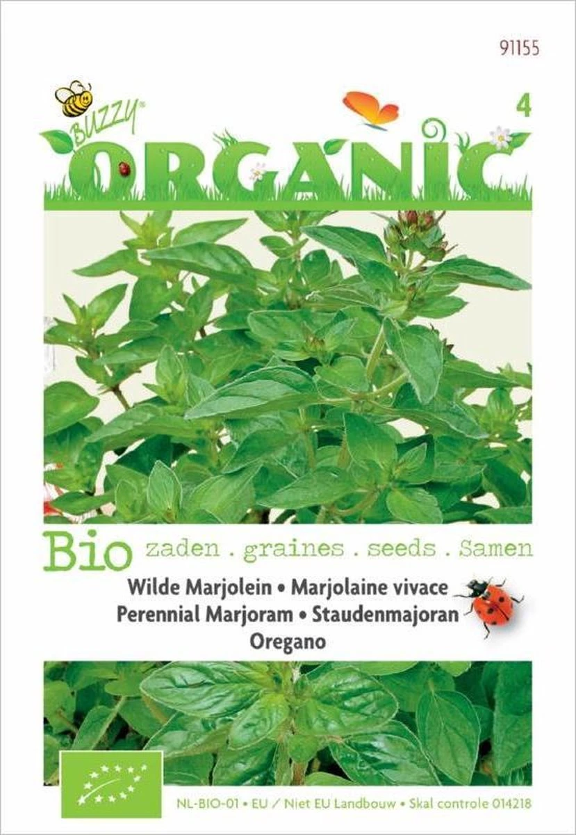 Buzzy® Organic Marjolein - Oregano (BIO) 1 Buzzy® Organic Marjolein - Oregano (BIO)