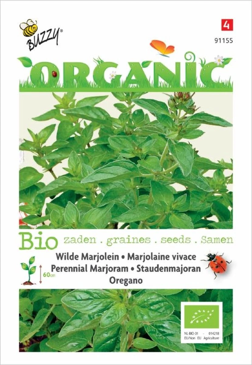Buzzy® Organic Marjolein - Oregano (BIO) 3 Buzzy® Organic Marjolein - Oregano (BIO) - Afbeelding 3