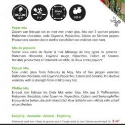 Buzzy® Peper Mixed 5 Soorten 7 Buzzy® Peper Mixed 5 Soorten -Planten Zorg Verkoop 846x1200 2